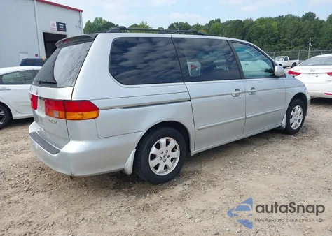 2004 Honda Odyssey Ex-L из США, поврежденный, VIN 5FNRL18924B015114
